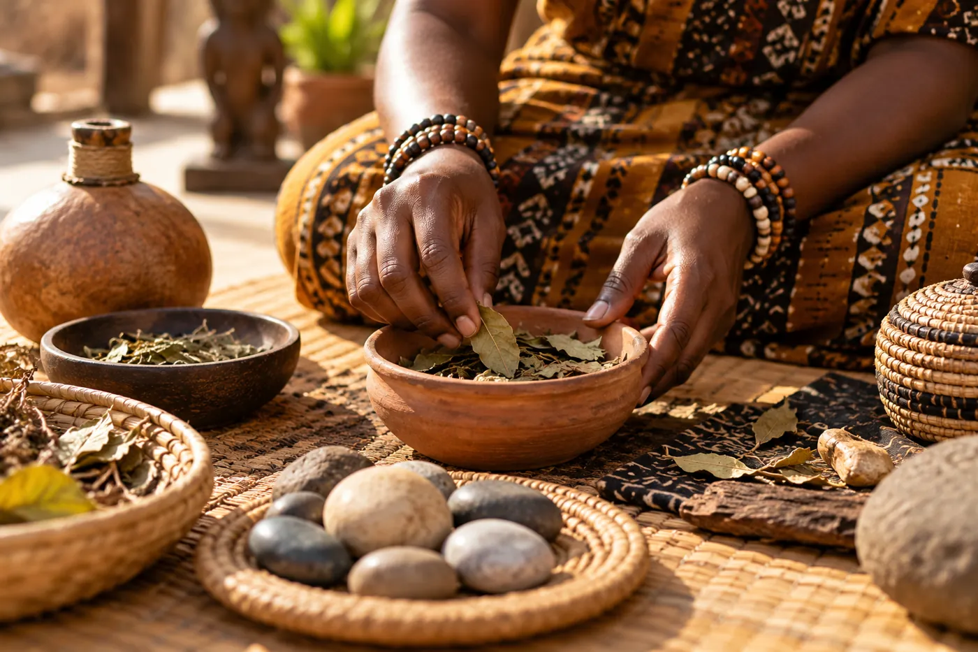 Illustrative traditional spiritual guidance image