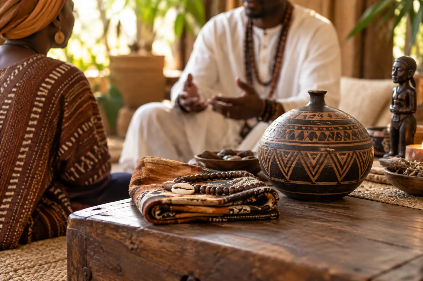 Illustrative traditional spiritual guidance image
